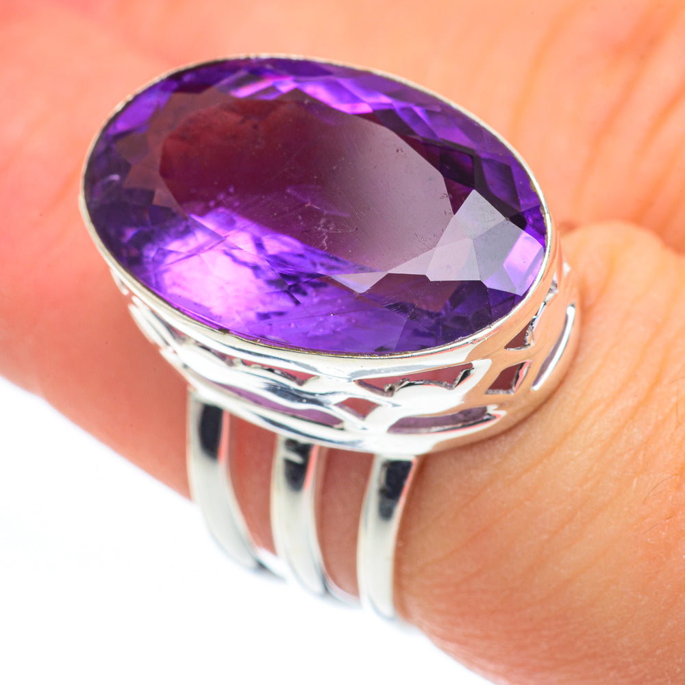 Amethyst Rings handcrafted by Ana Silver Co - RING60801