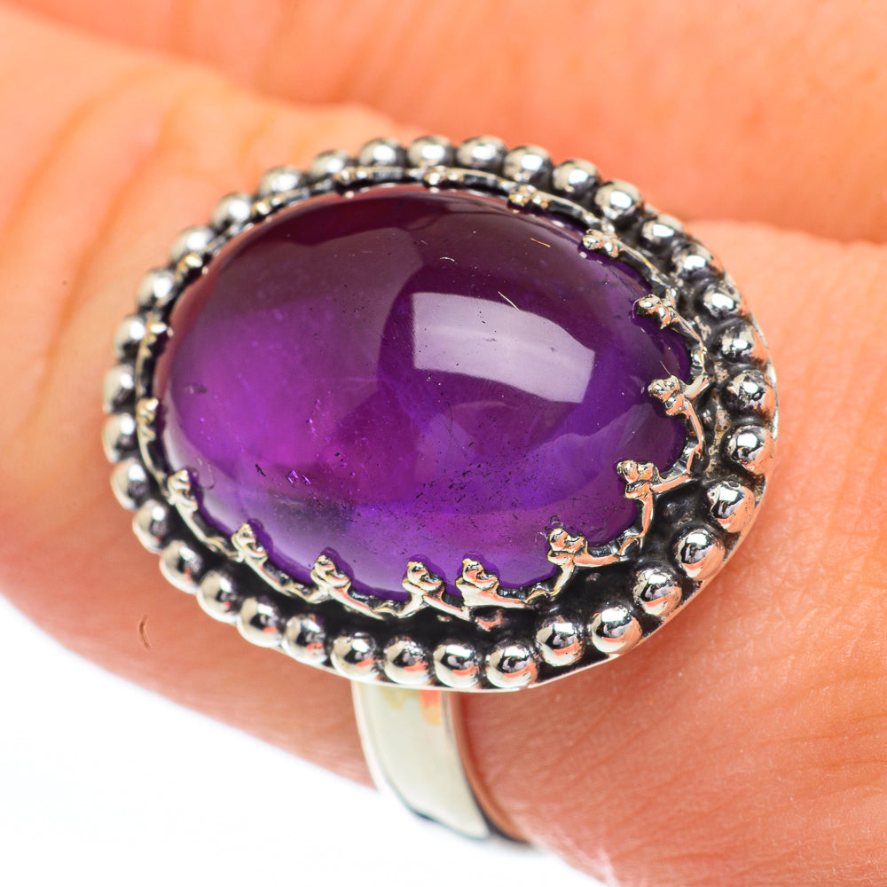 Amethyst Rings handcrafted by Ana Silver Co - RING60804