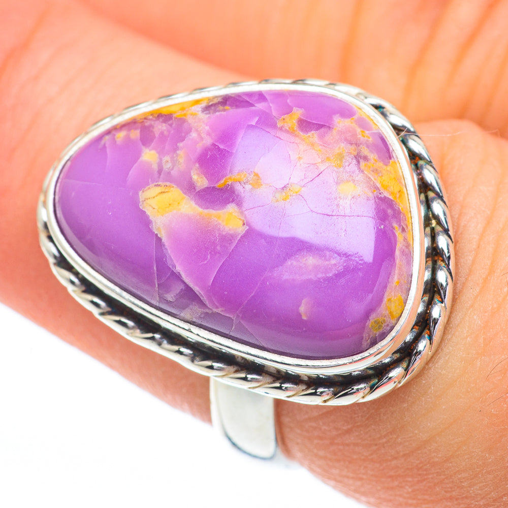 Phosphosiderite Rings handcrafted by Ana Silver Co - RING60805