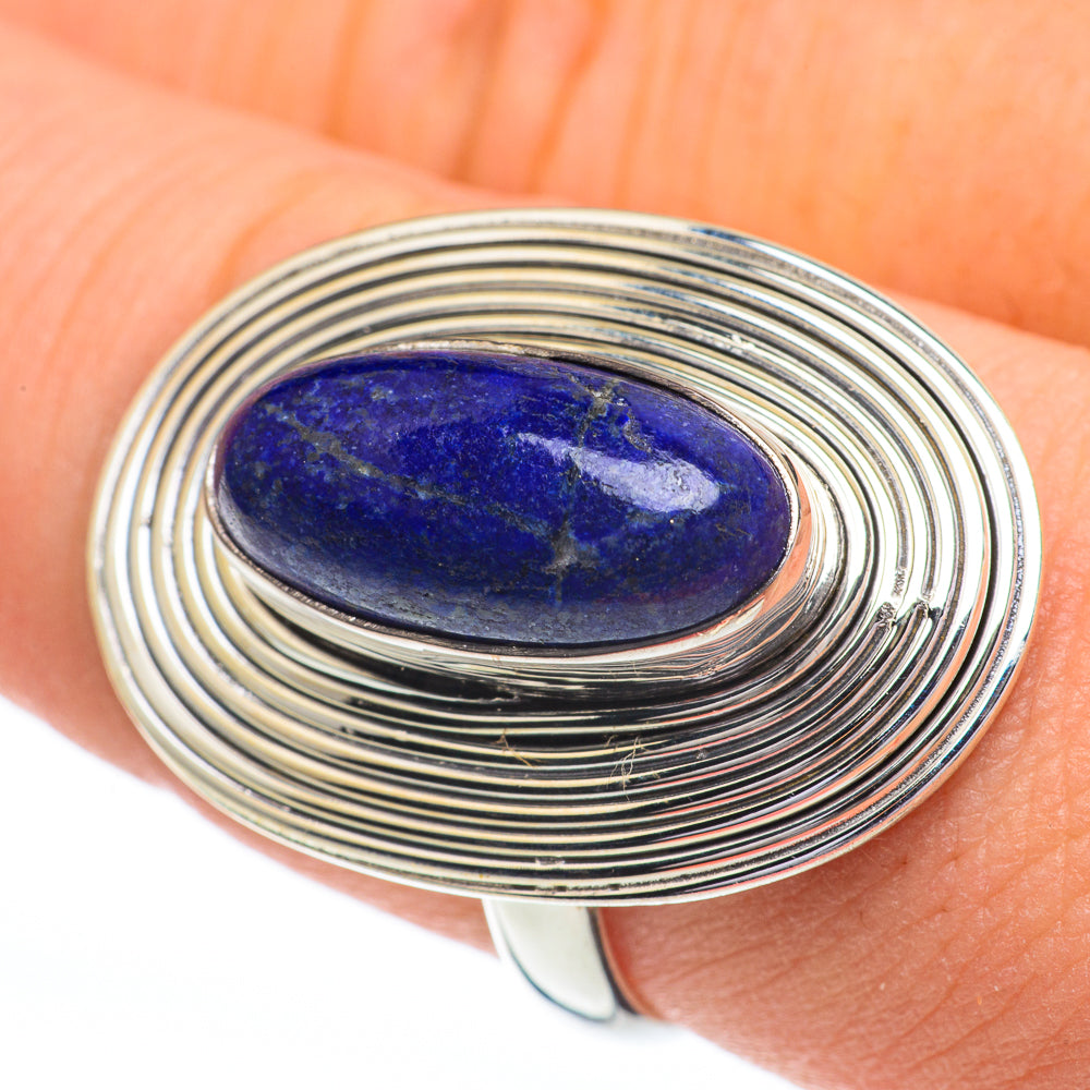 Lapis Lazuli Rings handcrafted by Ana Silver Co - RING60816