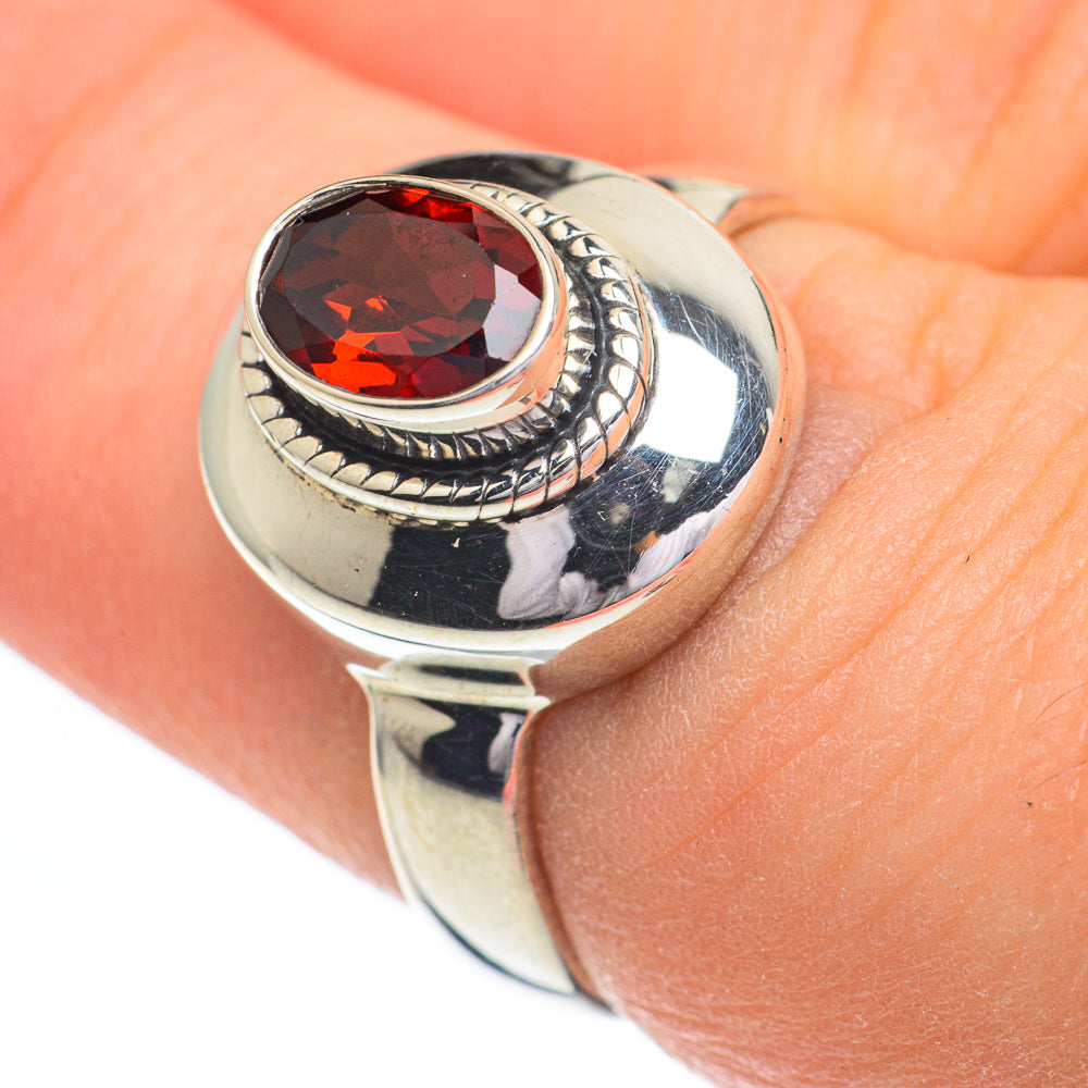 Garnet Rings handcrafted by Ana Silver Co - RING60830