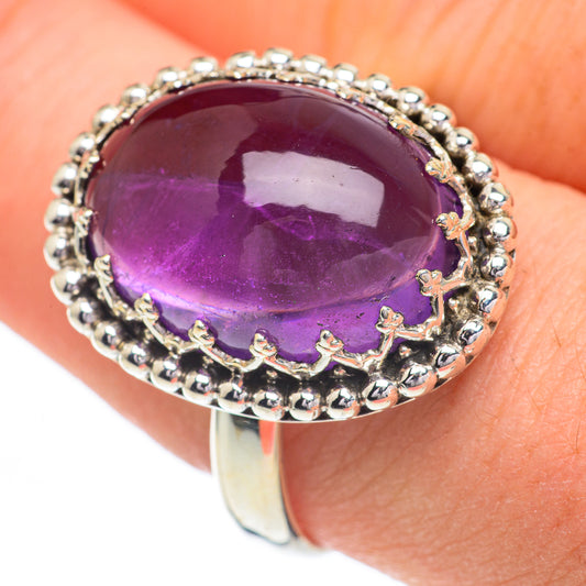 Amethyst Rings handcrafted by Ana Silver Co - RING60833