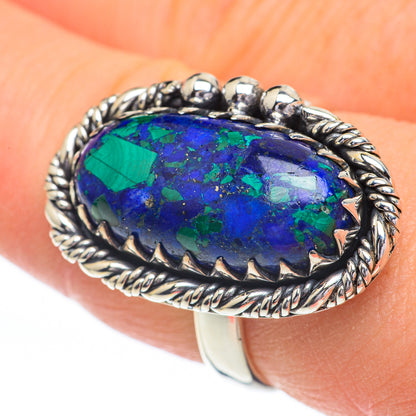 Azurite Rings handcrafted by Ana Silver Co - RING60837
