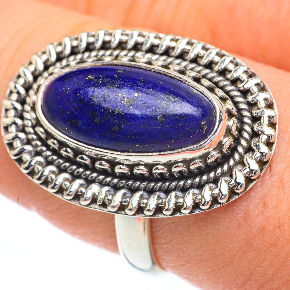 Lapis Lazuli Rings handcrafted by Ana Silver Co - RING60842
