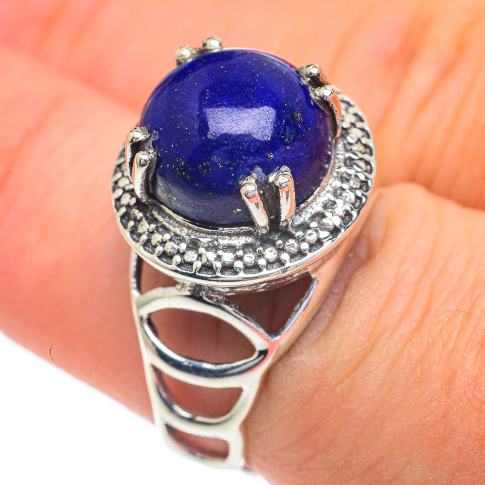 Lapis Lazuli Rings handcrafted by Ana Silver Co - RING60844