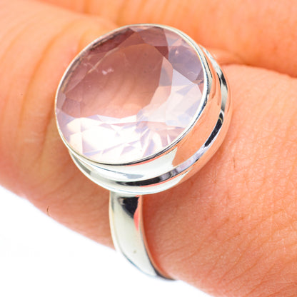 Rose Quartz Rings handcrafted by Ana Silver Co - RING60853