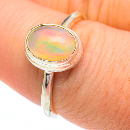 Ethiopian Opal Rings handcrafted by Ana Silver Co - RING60861