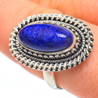 Lapis Lazuli Rings handcrafted by Ana Silver Co - RING60866