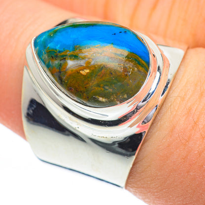 Peruvian Opal Rings handcrafted by Ana Silver Co - RING60867