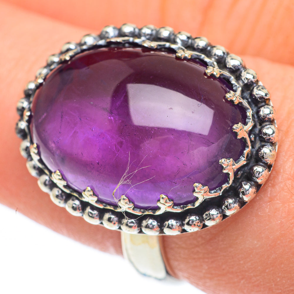 Amethyst Rings handcrafted by Ana Silver Co - RING60873