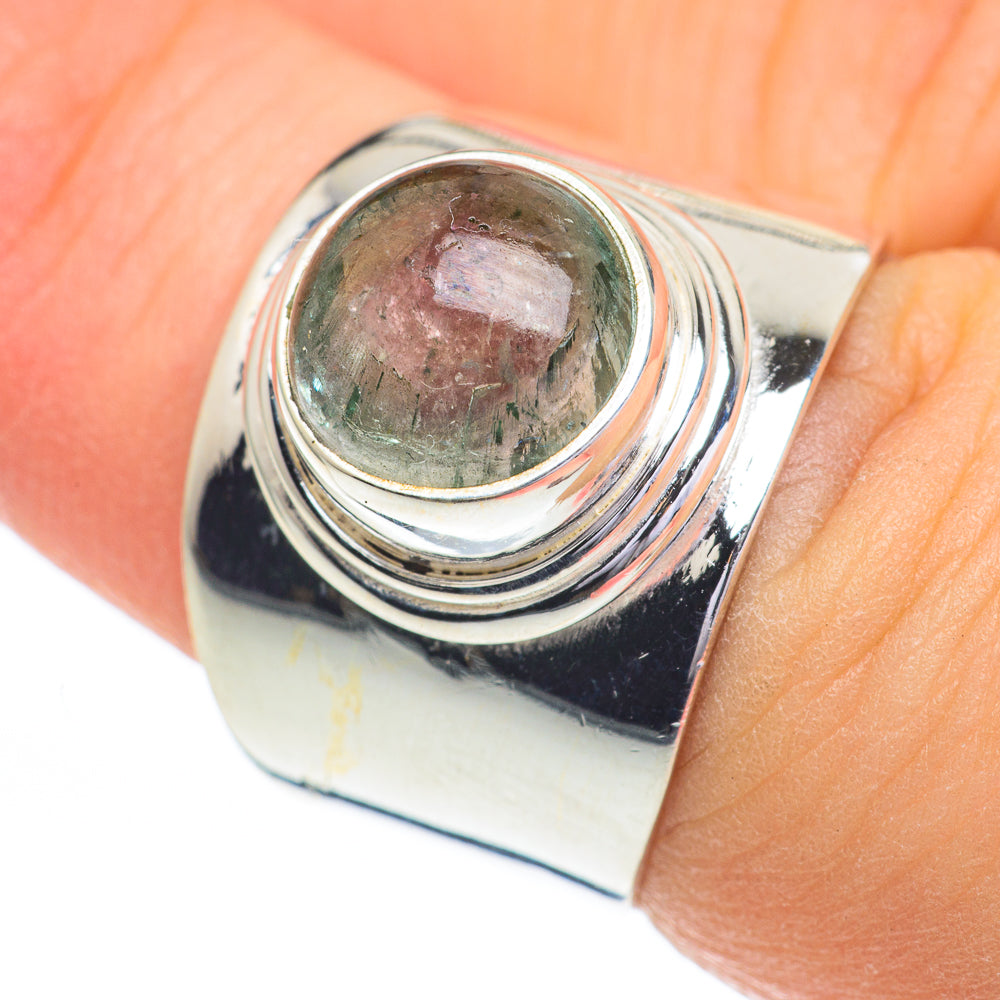 Watermelon Tourmaline Rings handcrafted by Ana Silver Co - RING60878