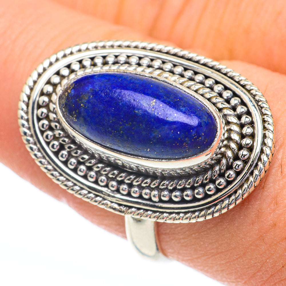 Lapis Lazuli Rings handcrafted by Ana Silver Co - RING60882