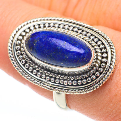 Lapis Lazuli Rings handcrafted by Ana Silver Co - RING60882