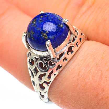Lapis Lazuli Rings handcrafted by Ana Silver Co - RING60883