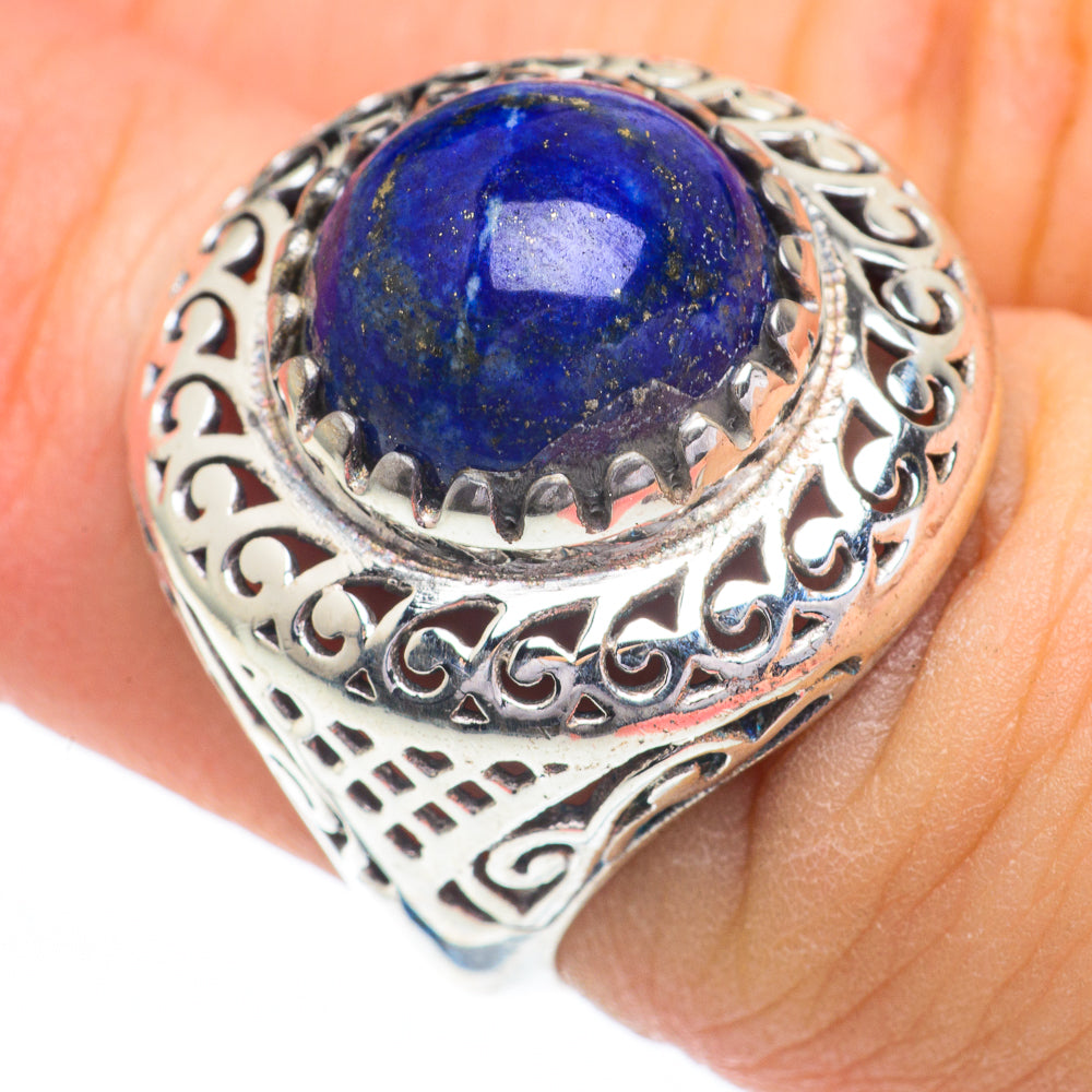 Lapis Lazuli Rings handcrafted by Ana Silver Co - RING60884