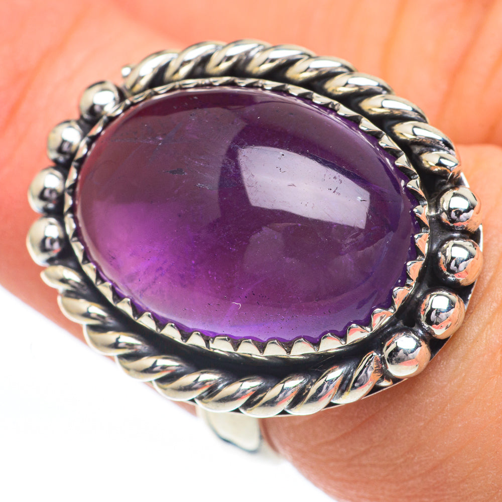 Amethyst Rings handcrafted by Ana Silver Co - RING60893