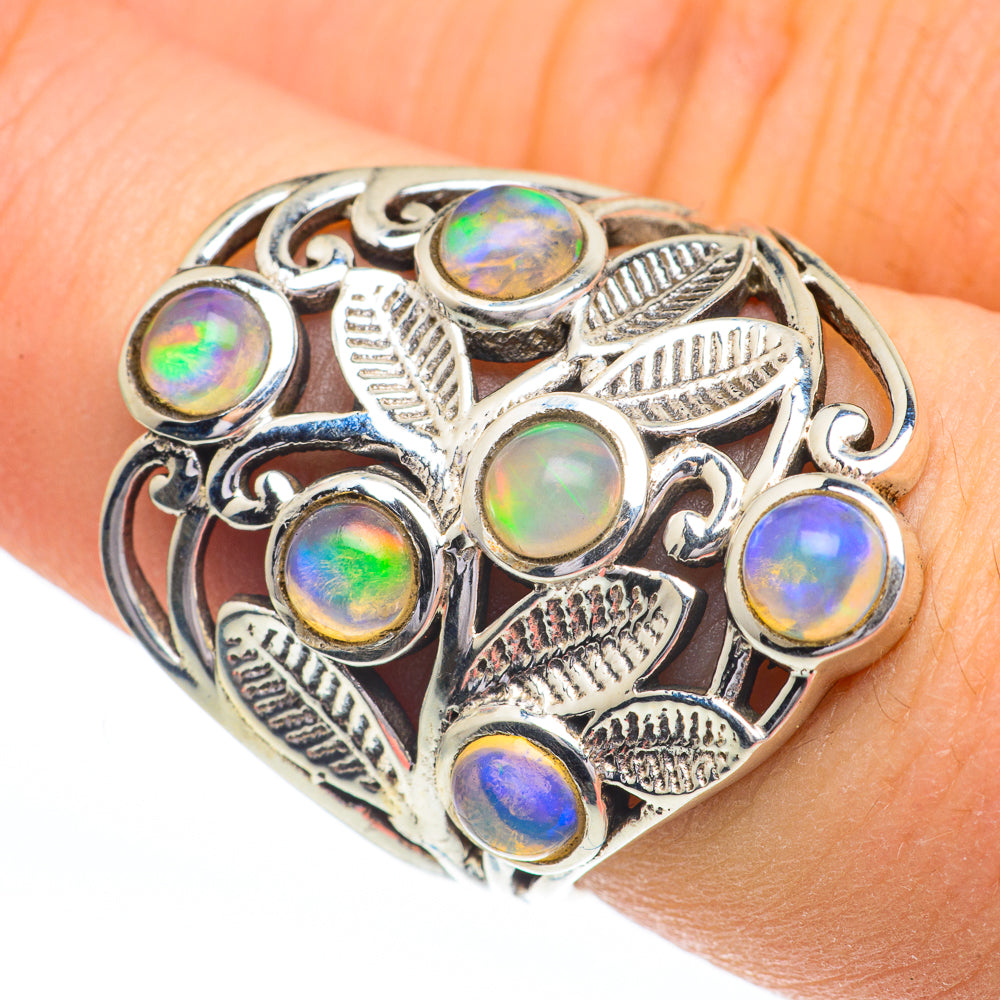 Ethiopian Opal Rings handcrafted by Ana Silver Co - RING60896