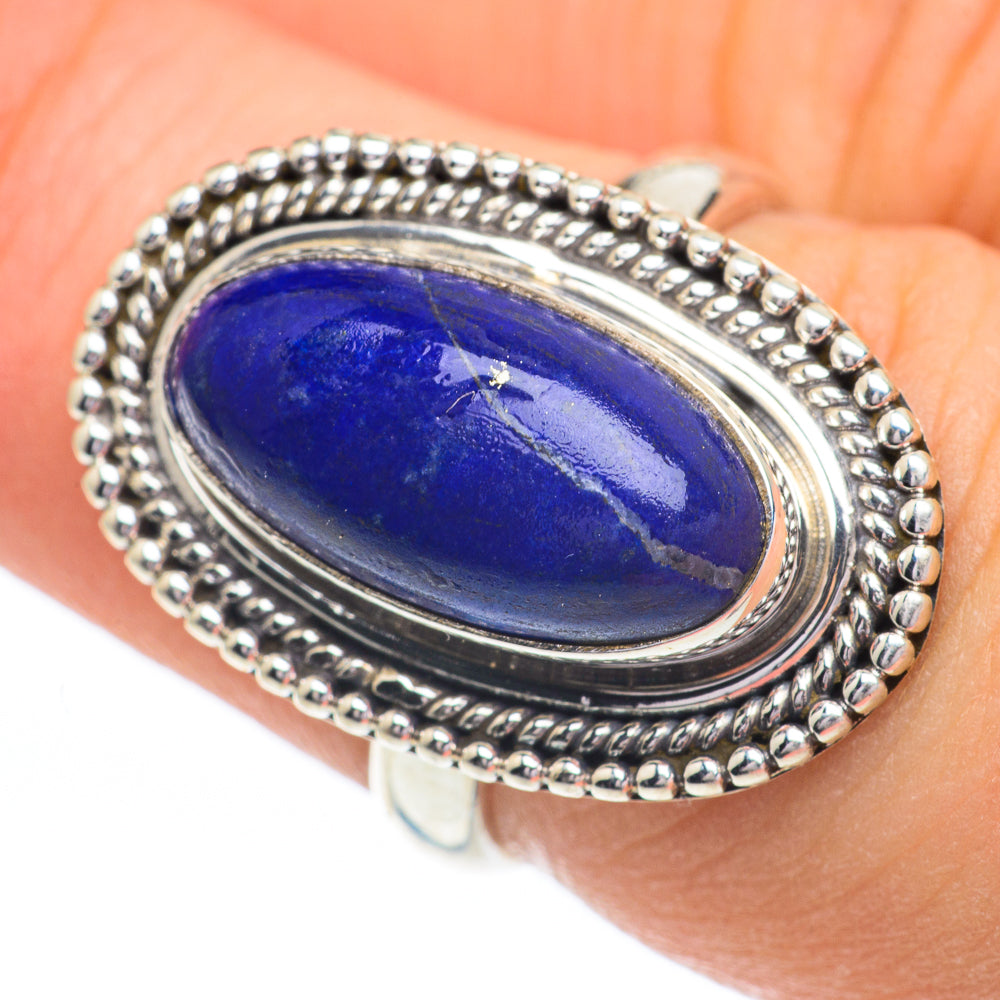 Lapis Lazuli Rings handcrafted by Ana Silver Co - RING60898