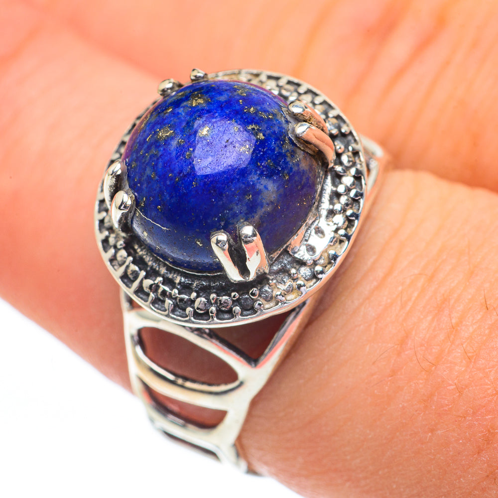 Lapis Lazuli Rings handcrafted by Ana Silver Co - RING60899
