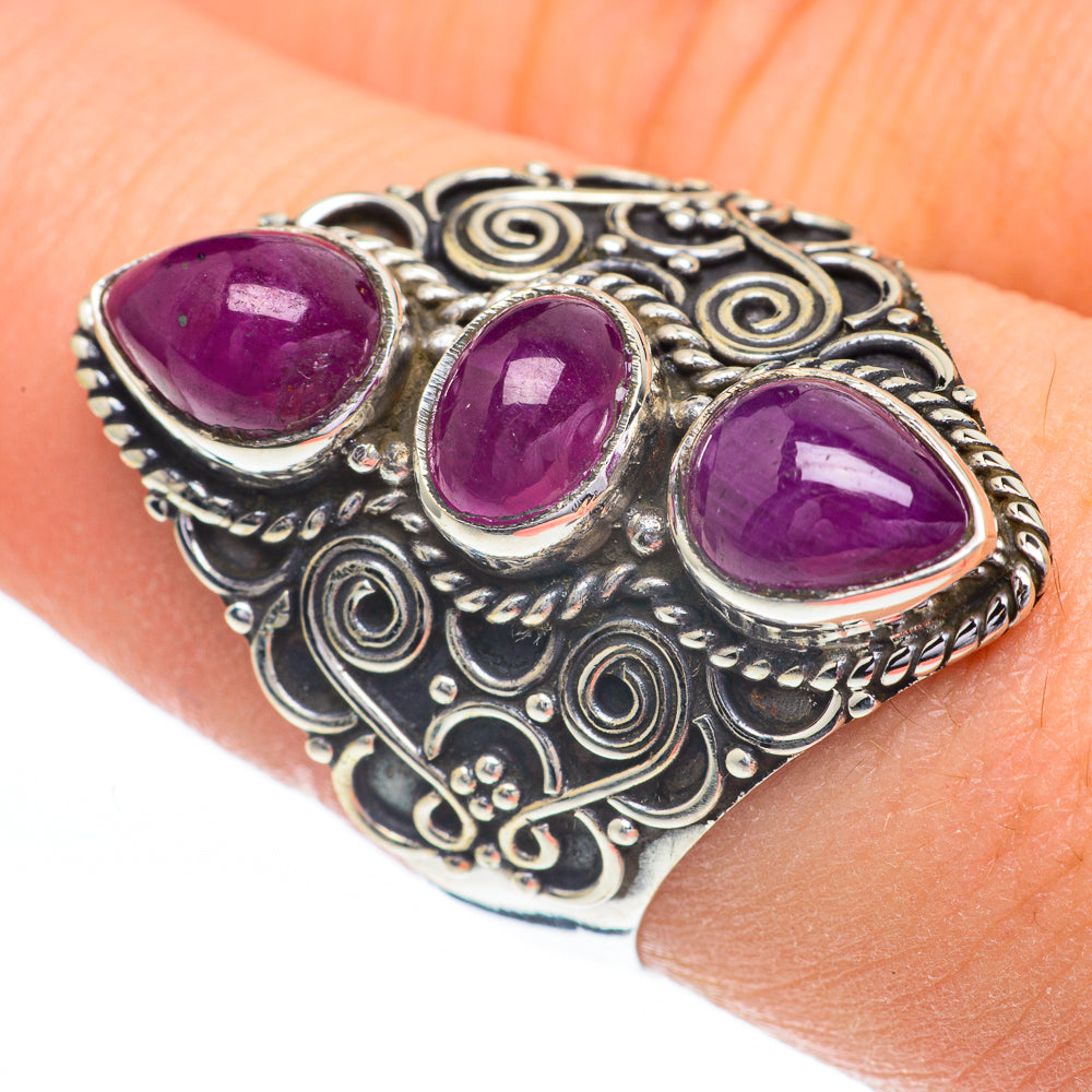 Pink Tourmaline Rings handcrafted by Ana Silver Co - RING60906