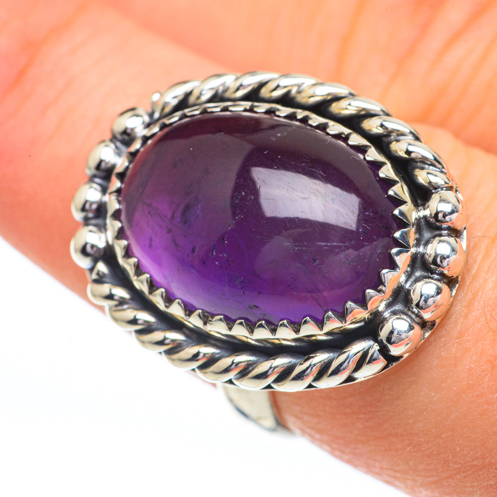 Amethyst Rings handcrafted by Ana Silver Co - RING60907