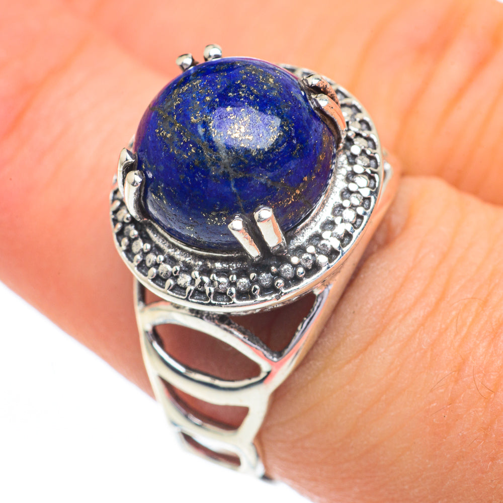 Lapis Lazuli Rings handcrafted by Ana Silver Co - RING60915