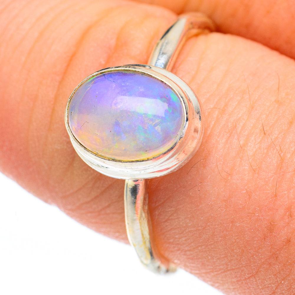 Ethiopian Opal Rings handcrafted by Ana Silver Co - RING60927