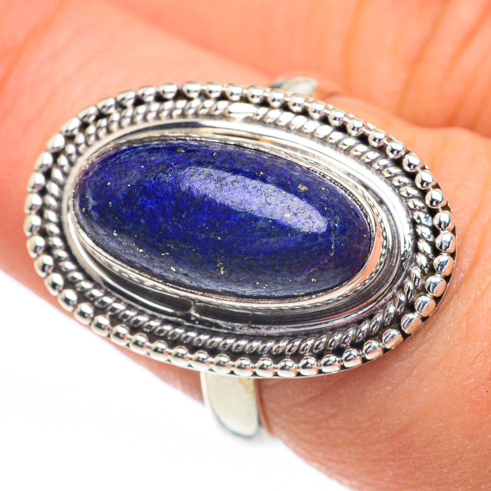 Lapis Lazuli Rings handcrafted by Ana Silver Co - RING60930