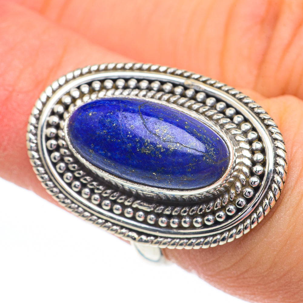 Lapis Lazuli Rings handcrafted by Ana Silver Co - RING60933