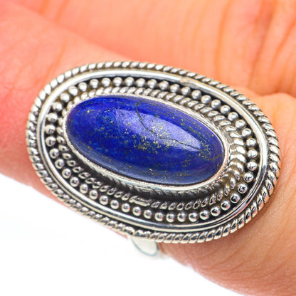 Lapis Lazuli Rings handcrafted by Ana Silver Co - RING60933