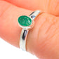 Zambian Emerald Rings handcrafted by Ana Silver Co - RING60936