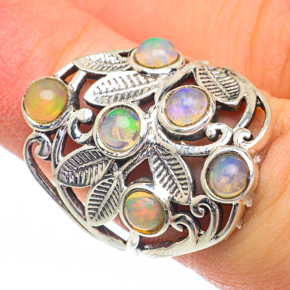 Ethiopian Opal Rings handcrafted by Ana Silver Co - RING60942