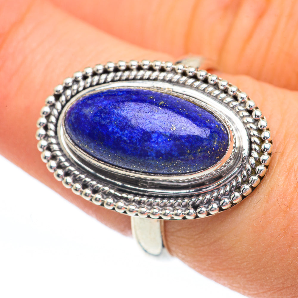 Lapis Lazuli Rings handcrafted by Ana Silver Co - RING60944