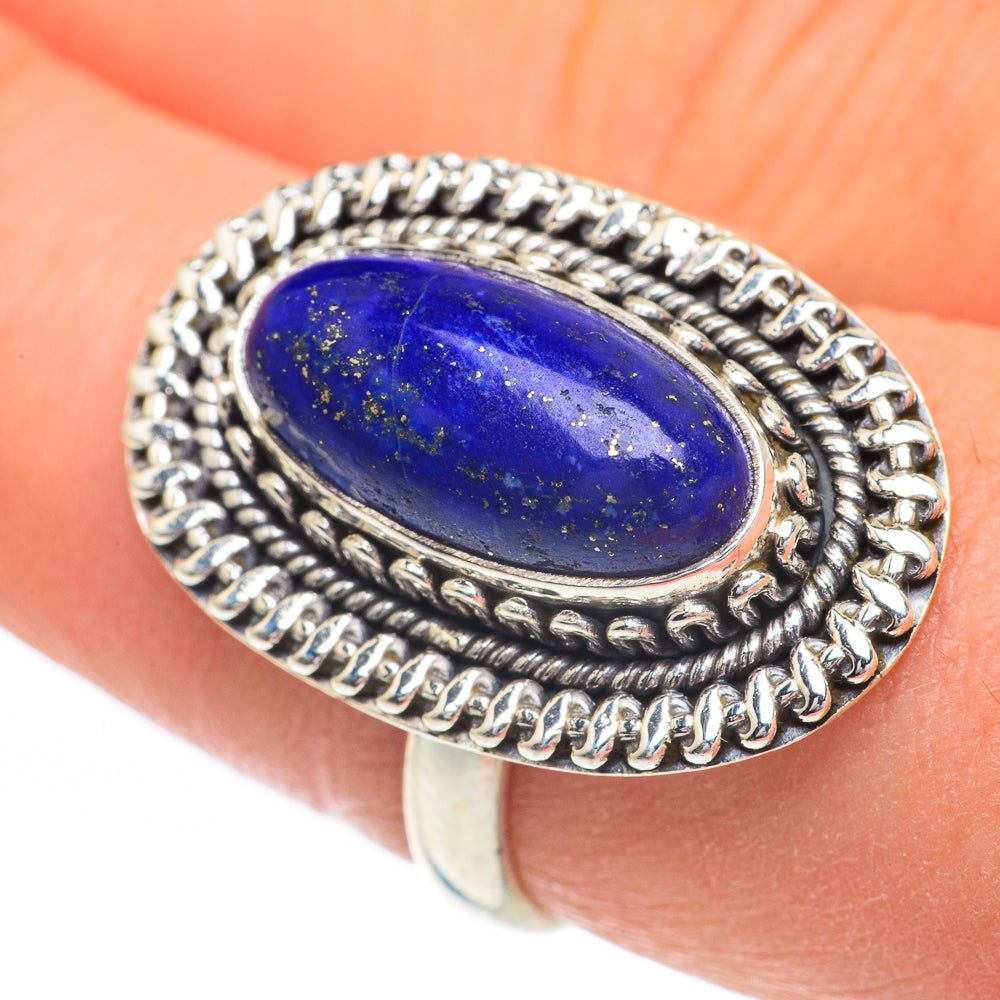 Lapis Lazuli Rings handcrafted by Ana Silver Co - RING60945