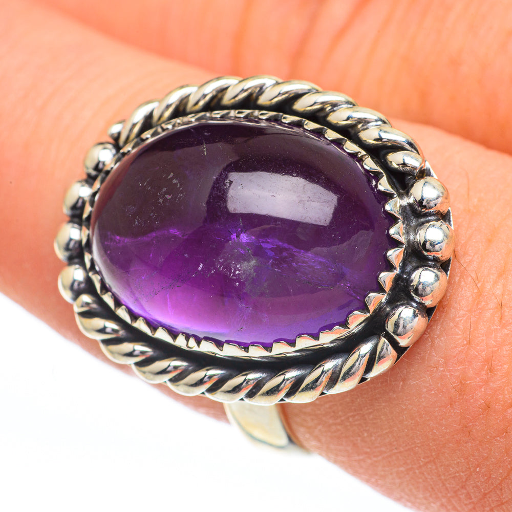 Amethyst Rings handcrafted by Ana Silver Co - RING60950