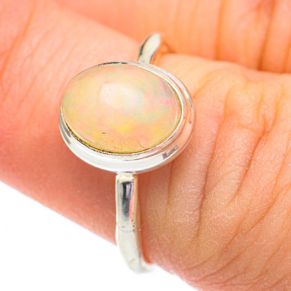 Ethiopian Opal Rings handcrafted by Ana Silver Co - RING60954