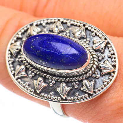 Lapis Lazuli Rings handcrafted by Ana Silver Co - RING60959