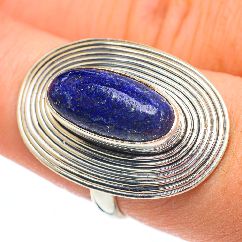 Lapis Lazuli Rings handcrafted by Ana Silver Co - RING60960