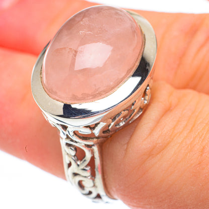 Rose Quartz Rings handcrafted by Ana Silver Co - RING60970