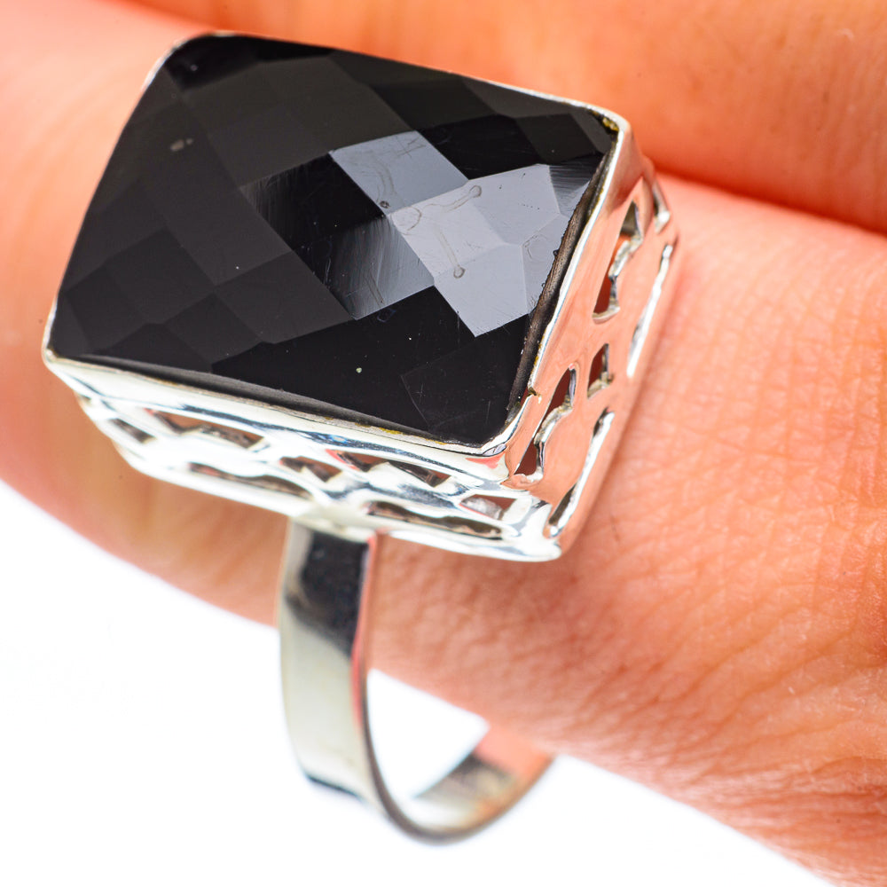 Black Onyx Rings handcrafted by Ana Silver Co - RING60975