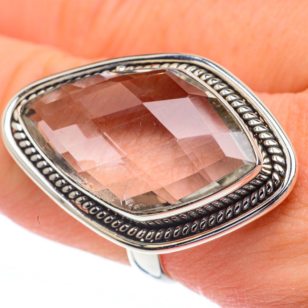 White Quartz Rings handcrafted by Ana Silver Co - RING60979