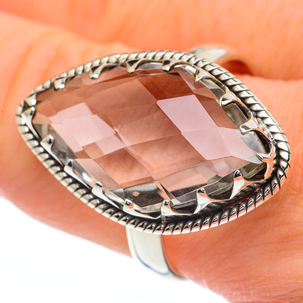 White Quartz Rings handcrafted by Ana Silver Co - RING60980