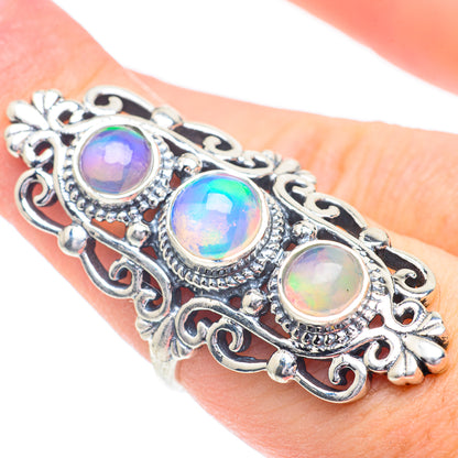Ethiopian Opal Rings handcrafted by Ana Silver Co - RING60983