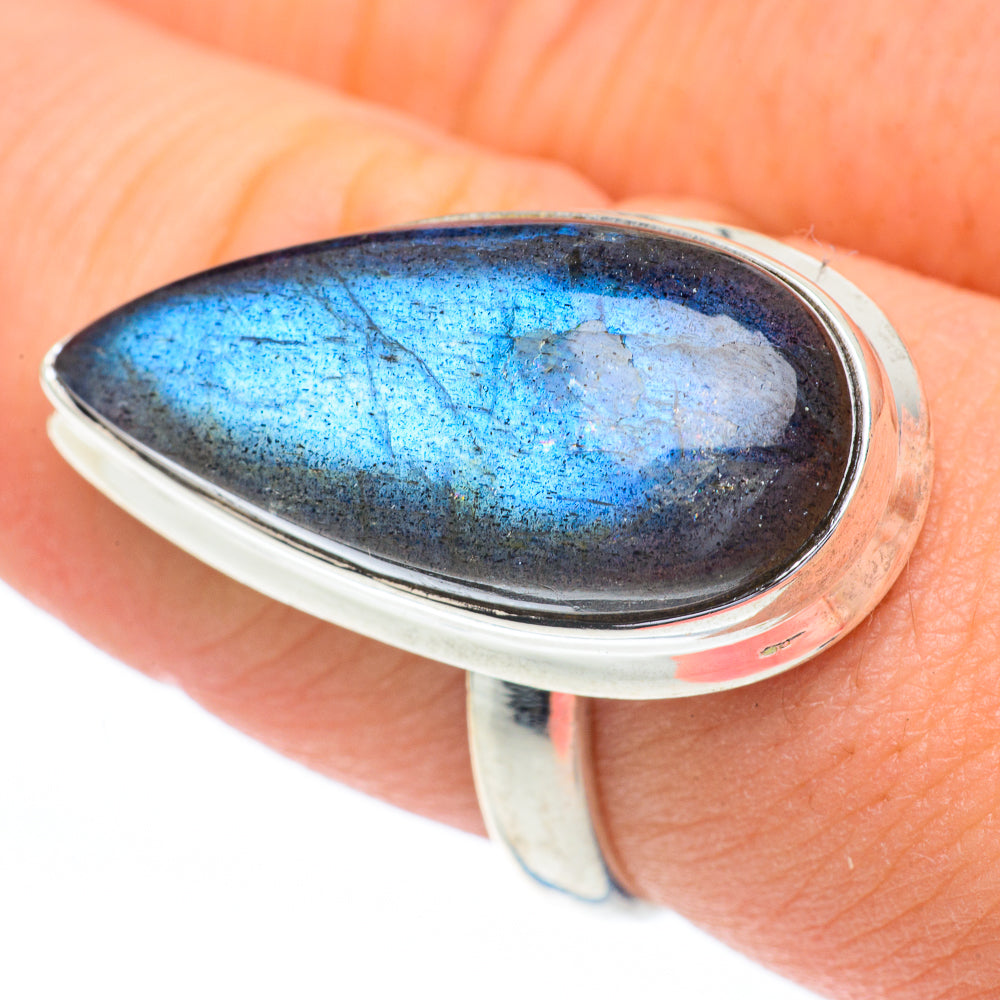 Labradorite Rings handcrafted by Ana Silver Co - RING60988