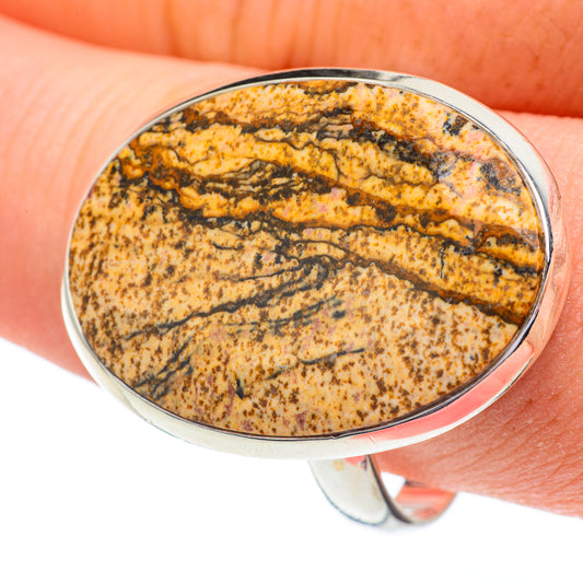 Picture Jasper Rings handcrafted by Ana Silver Co - RING60993