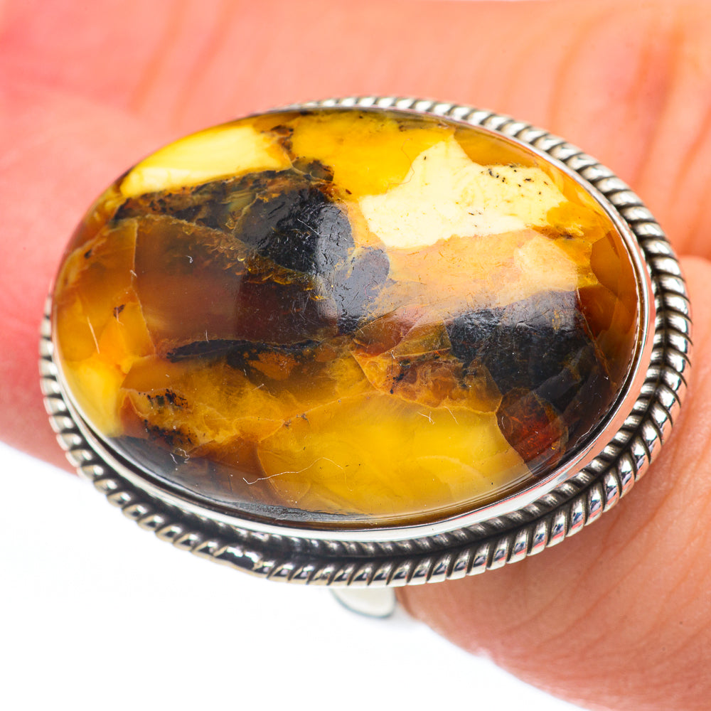 Peanut Wood Jasper Rings handcrafted by Ana Silver Co - RING60994