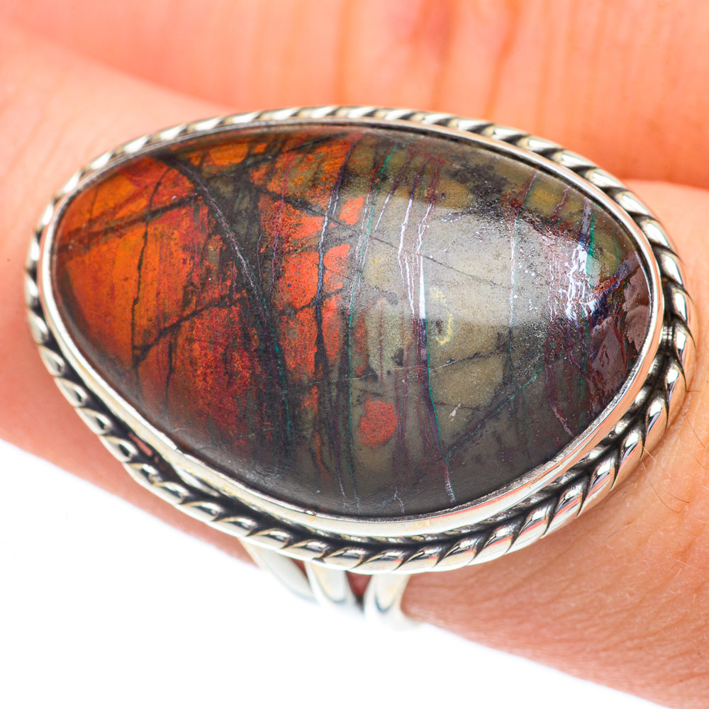 Picasso Jasper Rings handcrafted by Ana Silver Co - RING61001