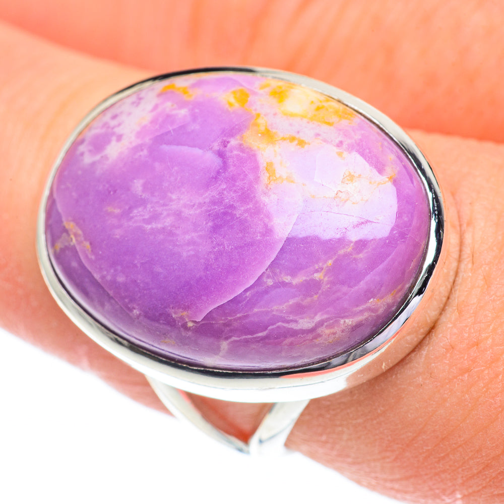 Phosphosiderite Rings handcrafted by Ana Silver Co - RING61002