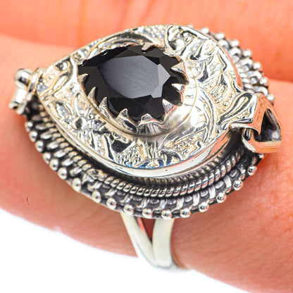 Black Onyx Rings handcrafted by Ana Silver Co - RING61004