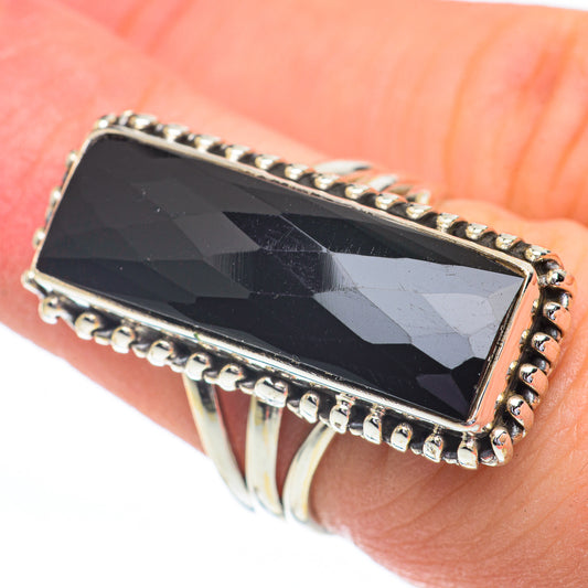 Black Onyx Rings handcrafted by Ana Silver Co - RING61005